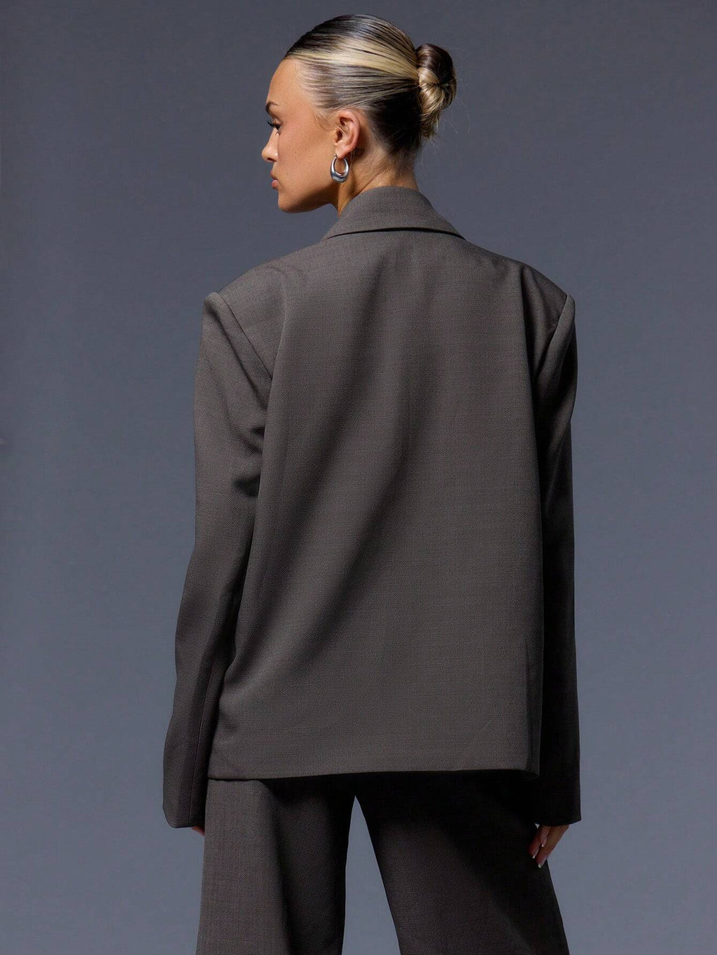 MUSERA Tailored Oversized Blazer Notched Lapel Double Breasted Elegant Professional Business Casual Vacation Fall Winter Autumn Work Office Old Money Date Night Going Out Back to School Wedding Guest Christmas Suit Cute Everyday Smart Capsule Wardrobe Green